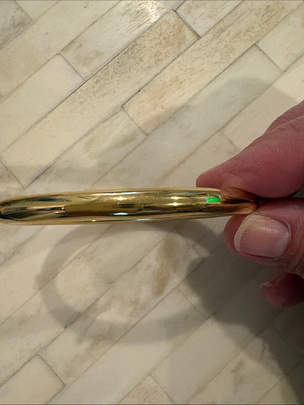 Jenny Bird Gold Gia Bangle Bracelet - Picture 6 of 6